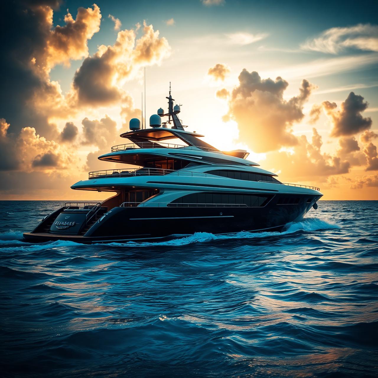 Luxury yacht at sea — Caribbean Boat Care